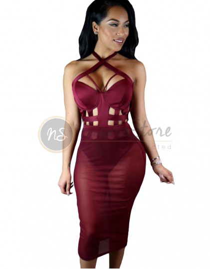 Set Body cu Fusta Midi LC64013V3